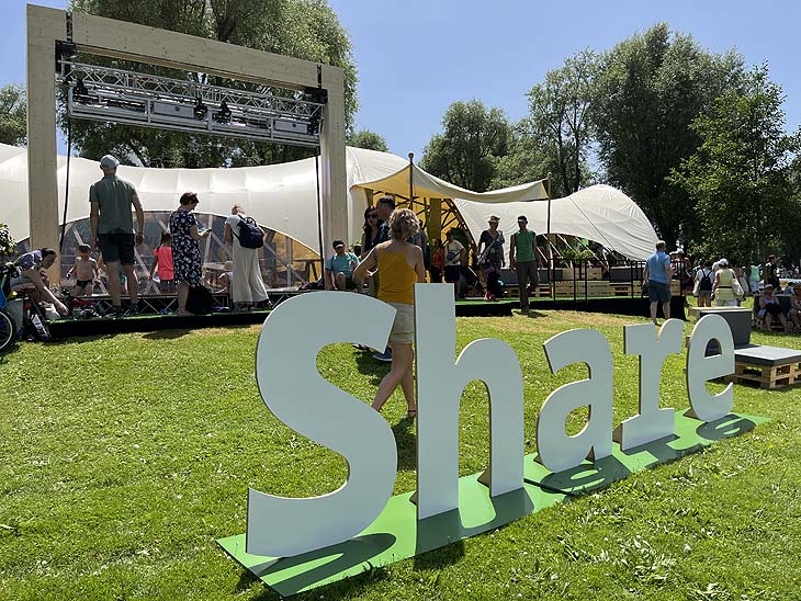 Olympiapark: "Wellbeing for Life Festival" fand am 18. Juni 2022 erstmals in München statt  (©Foto:Martin Schmitz)